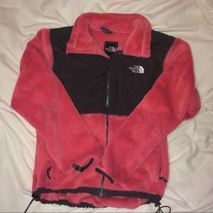 Pink Northface velour jacket